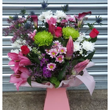 Pretty in Pink Hand Tied Bouquet